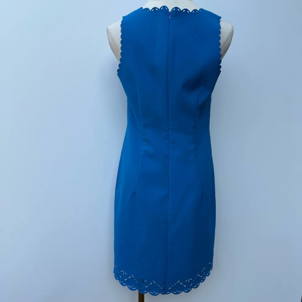 J.Crew Laser Cut Scallops Shift Dress Size 2 - Picture 4 of 10